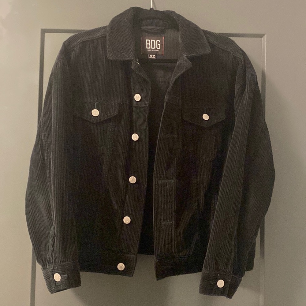 BDG Black Corduroy Jacket, Women’s Size XS